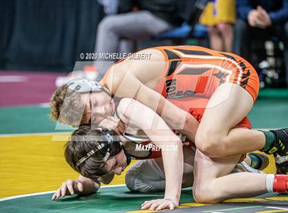 Thumbnail 2 in NYSPHSAA Wrestling D2 Semi Finals (99lbs to 145lbs) photogallery.