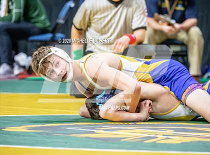 Thumbnail 3 in NYSPHSAA Wrestling D2 Semi Finals (99lbs to 145lbs) photogallery.