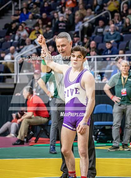 Thumbnail 1 in NYSPHSAA Wrestling D2 Semi Finals (99lbs to 145lbs) photogallery.