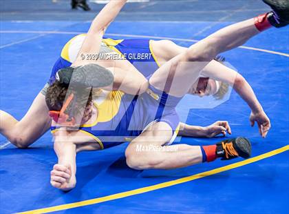Thumbnail 2 in NYSPHSAA Wrestling D2 Semi Finals (99lbs to 145lbs) photogallery.