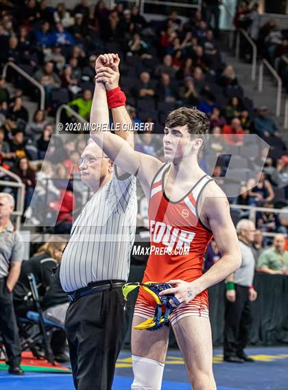 Thumbnail 2 in NYSPHSAA Wrestling D2 Semi Finals (99lbs to 145lbs) photogallery.