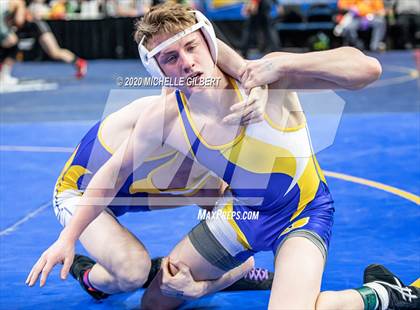 Thumbnail 1 in NYSPHSAA Wrestling D2 Semi Finals (99lbs to 145lbs) photogallery.