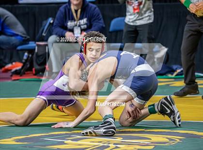 Thumbnail 2 in NYSPHSAA Wrestling D2 Semi Finals (99lbs to 145lbs) photogallery.