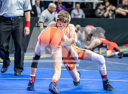 Thumbnail 2 in NYSPHSAA Wrestling D2 Semi Finals (99lbs to 145lbs) photogallery.