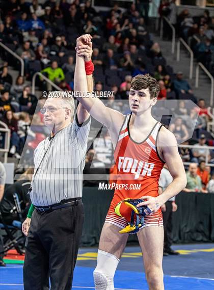Thumbnail 3 in NYSPHSAA Wrestling D2 Semi Finals (99lbs to 145lbs) photogallery.
