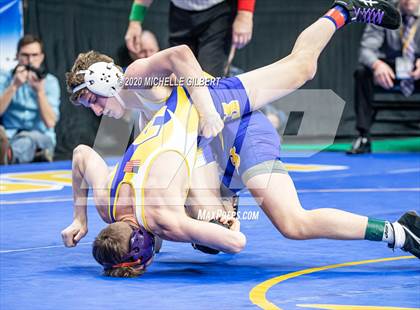 Thumbnail 1 in NYSPHSAA Wrestling D2 Semi Finals (99lbs to 145lbs) photogallery.