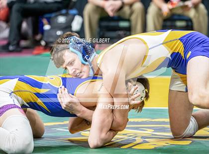 Thumbnail 2 in NYSPHSAA Wrestling D2 Semi Finals (99lbs to 145lbs) photogallery.