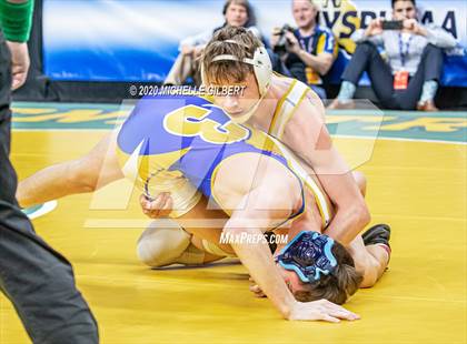 Thumbnail 2 in NYSPHSAA Wrestling D2 Semi Finals (99lbs to 145lbs) photogallery.