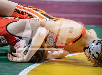 Thumbnail 3 in NYSPHSAA Wrestling D2 Semi Finals (99lbs to 145lbs) photogallery.