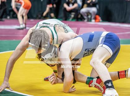 Thumbnail 3 in NYSPHSAA Wrestling D2 Semi Finals (99lbs to 145lbs) photogallery.