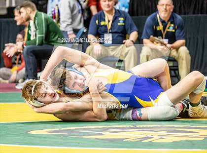 Thumbnail 2 in NYSPHSAA Wrestling D2 Semi Finals (99lbs to 145lbs) photogallery.