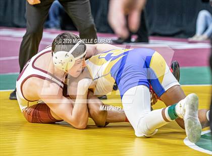 Thumbnail 2 in NYSPHSAA Wrestling D2 Semi Finals (99lbs to 145lbs) photogallery.