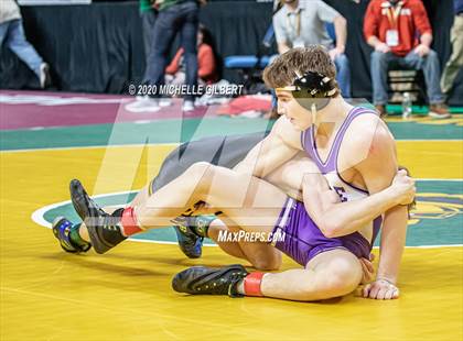 Thumbnail 3 in NYSPHSAA Wrestling D2 Semi Finals (99lbs to 145lbs) photogallery.