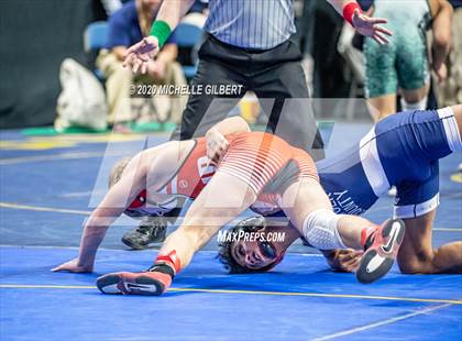 Thumbnail 3 in NYSPHSAA Wrestling D2 Semi Finals (99lbs to 145lbs) photogallery.