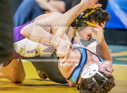 Thumbnail 1 in NYSPHSAA Wrestling D2 Semi Finals (99lbs to 145lbs) photogallery.