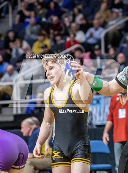 Thumbnail 1 in NYSPHSAA Wrestling D2 Semi Finals (99lbs to 145lbs) photogallery.