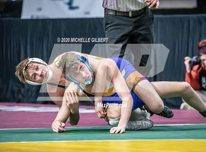 Thumbnail 2 in NYSPHSAA Wrestling D2 Semi Finals (99lbs to 145lbs) photogallery.