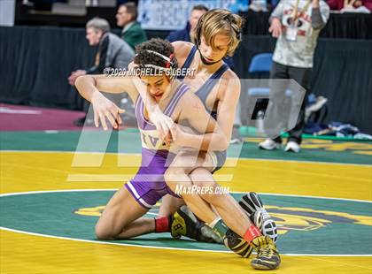 Thumbnail 2 in NYSPHSAA Wrestling D2 Semi Finals (99lbs to 145lbs) photogallery.