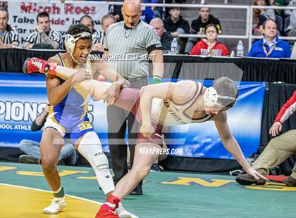 Thumbnail 3 in NYSPHSAA Wrestling D2 Semi Finals (99lbs to 145lbs) photogallery.