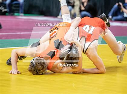 Thumbnail 2 in NYSPHSAA Wrestling D2 Semi Finals (99lbs to 145lbs) photogallery.