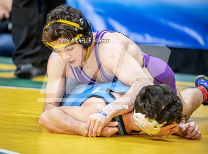 Thumbnail 3 in NYSPHSAA Wrestling D2 Semi Finals (99lbs to 145lbs) photogallery.