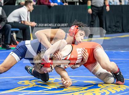 Thumbnail 1 in NYSPHSAA Wrestling D2 Semi Finals (99lbs to 145lbs) photogallery.