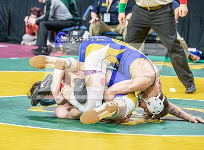 Thumbnail 3 in NYSPHSAA Wrestling D2 Semi Finals (99lbs to 145lbs) photogallery.