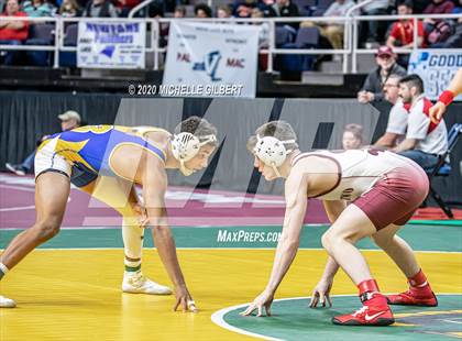Thumbnail 1 in NYSPHSAA Wrestling D2 Semi Finals (99lbs to 145lbs) photogallery.