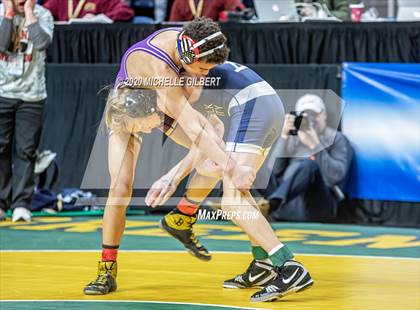 Thumbnail 1 in NYSPHSAA Wrestling D2 Semi Finals (99lbs to 145lbs) photogallery.