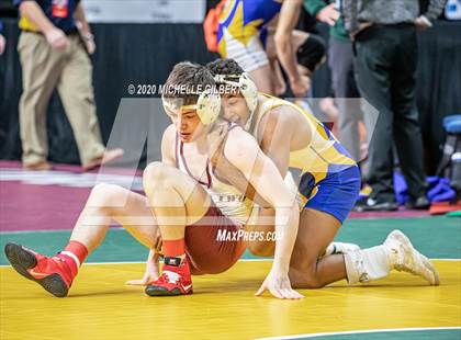Thumbnail 1 in NYSPHSAA Wrestling D2 Semi Finals (99lbs to 145lbs) photogallery.