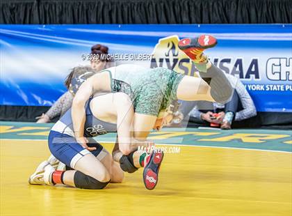 Thumbnail 3 in NYSPHSAA Wrestling D2 Semi Finals (99lbs to 145lbs) photogallery.