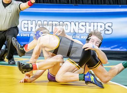 Thumbnail 1 in NYSPHSAA Wrestling D2 Semi Finals (99lbs to 145lbs) photogallery.