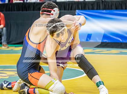 Thumbnail 1 in NYSPHSAA Wrestling D2 Semi Finals (99lbs to 145lbs) photogallery.