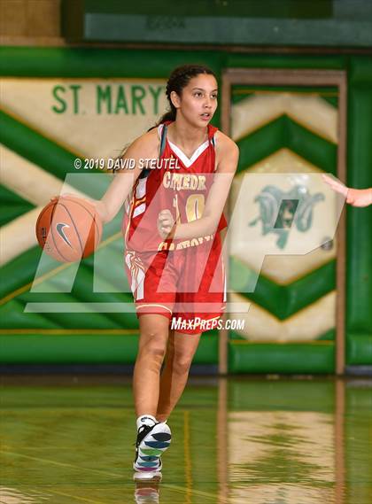 Thumbnail 3 in Cathedral Catholic vs. McClatchy (St. Mary's Stockton MLK Showcase) photogallery.