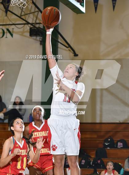 Thumbnail 2 in Cathedral Catholic vs. McClatchy (St. Mary's Stockton MLK Showcase) photogallery.