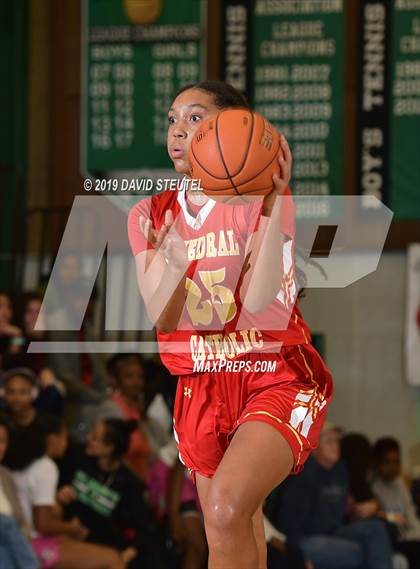 Thumbnail 2 in Cathedral Catholic vs. McClatchy (St. Mary's Stockton MLK Showcase) photogallery.