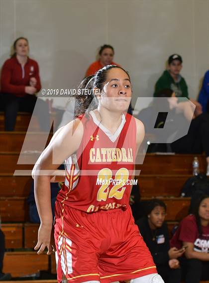 Thumbnail 3 in Cathedral Catholic vs. McClatchy (St. Mary's Stockton MLK Showcase) photogallery.