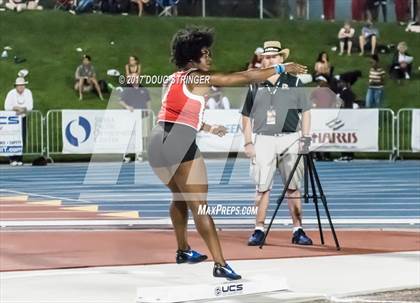 Thumbnail 3 in CIF State Track and Field Championships (Girls Shot Put Finals) photogallery.