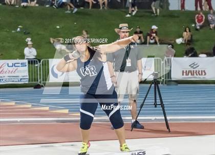 Thumbnail 2 in CIF State Track and Field Championships (Girls Shot Put Finals) photogallery.