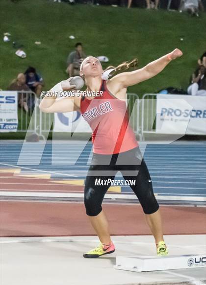 Thumbnail 1 in CIF State Track and Field Championships (Girls Shot Put Finals) photogallery.