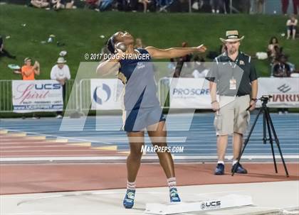 Thumbnail 1 in CIF State Track and Field Championships (Girls Shot Put Finals) photogallery.