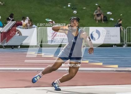 Thumbnail 1 in CIF State Track and Field Championships (Girls Shot Put Finals) photogallery.