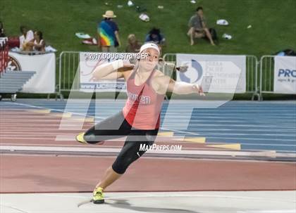 Thumbnail 3 in CIF State Track and Field Championships (Girls Shot Put Finals) photogallery.