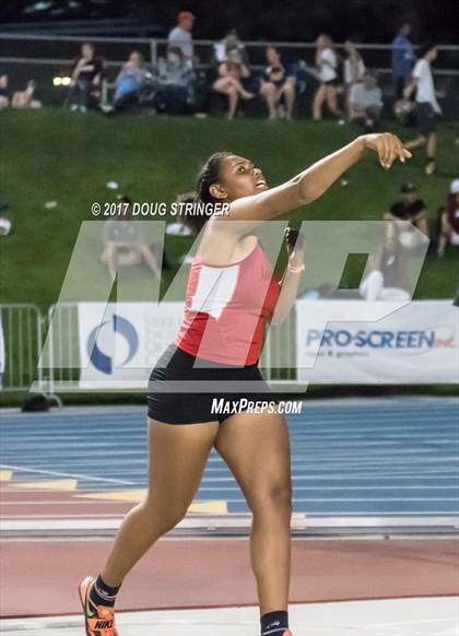 Thumbnail 2 in CIF State Track and Field Championships (Girls Shot Put Finals) photogallery.