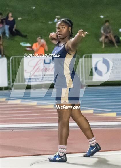 Thumbnail 3 in CIF State Track and Field Championships (Girls Shot Put Finals) photogallery.