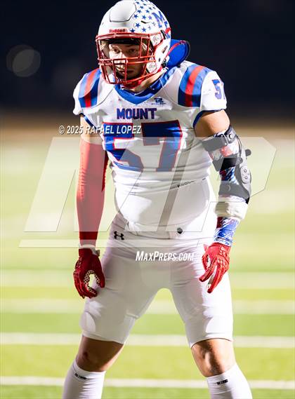 Thumbnail 2 in Shiner vs Mt. Enterprise (UIL 2A D2 Football Semifinals) photogallery.