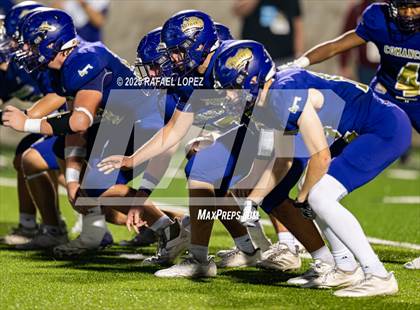 Thumbnail 2 in Shiner vs Mt. Enterprise (UIL 2A D2 Football Semifinals) photogallery.