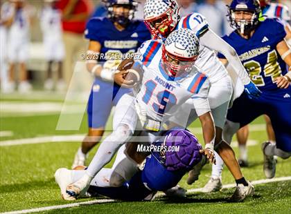Thumbnail 2 in Shiner vs Mt. Enterprise (UIL 2A D2 Football Semifinals) photogallery.