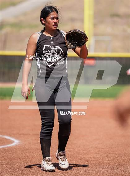 Thumbnail 3 in Round Mountain vs. Carlin (NIAA Class 1A State Playoff Game 4) photogallery.