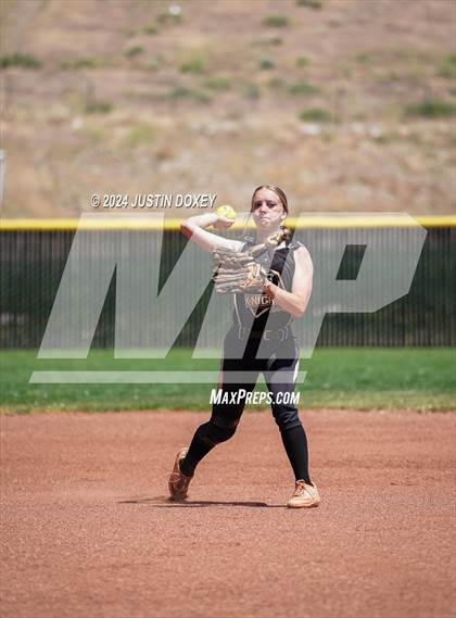 Thumbnail 3 in Round Mountain vs. Carlin (NIAA Class 1A State Playoff Game 4) photogallery.
